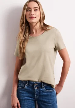 Basic T-Shirt aus reiner Baumwolle