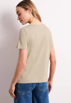 Basic T-Shirt aus reiner Baumwolle