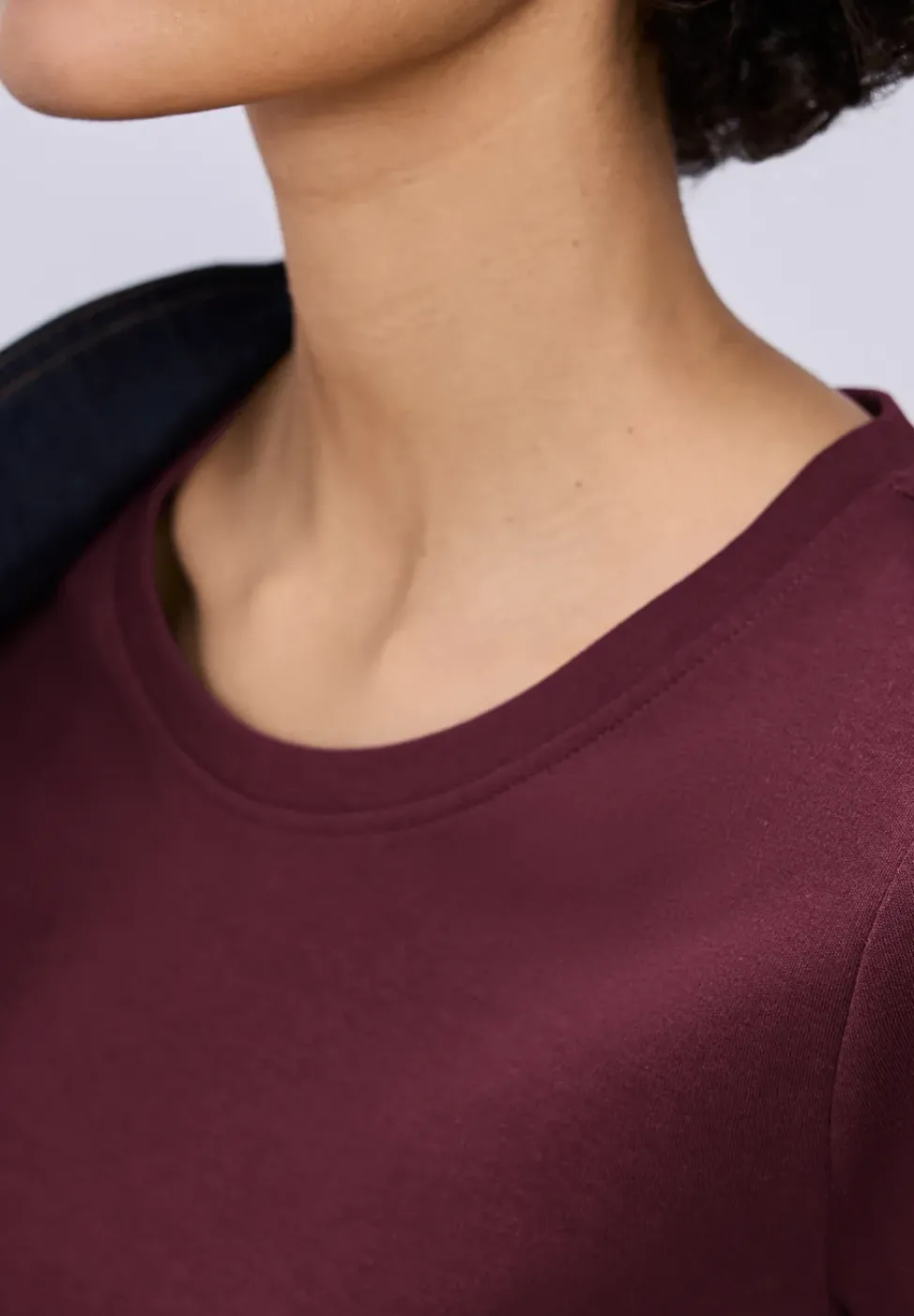 Basic T-Shirt aus reiner Baumwolle