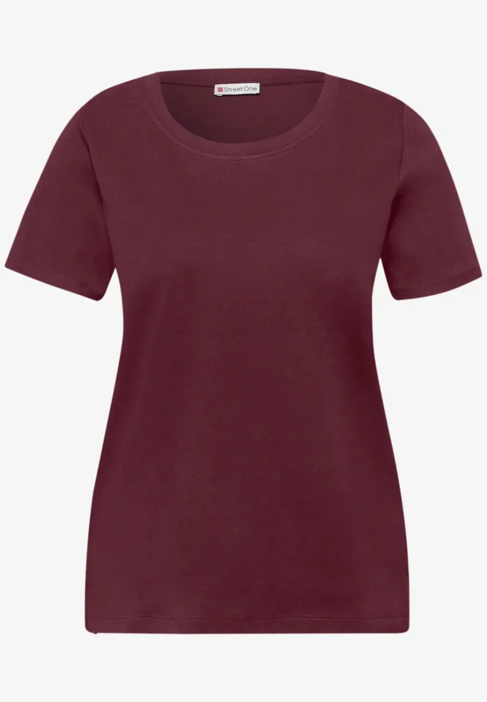 Basic T-Shirt aus reiner Baumwolle