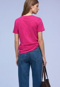 Basic T-Shirt aus reiner Baumwolle