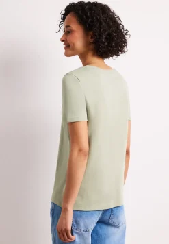 Basic T-Shirt aus reiner Baumwolle