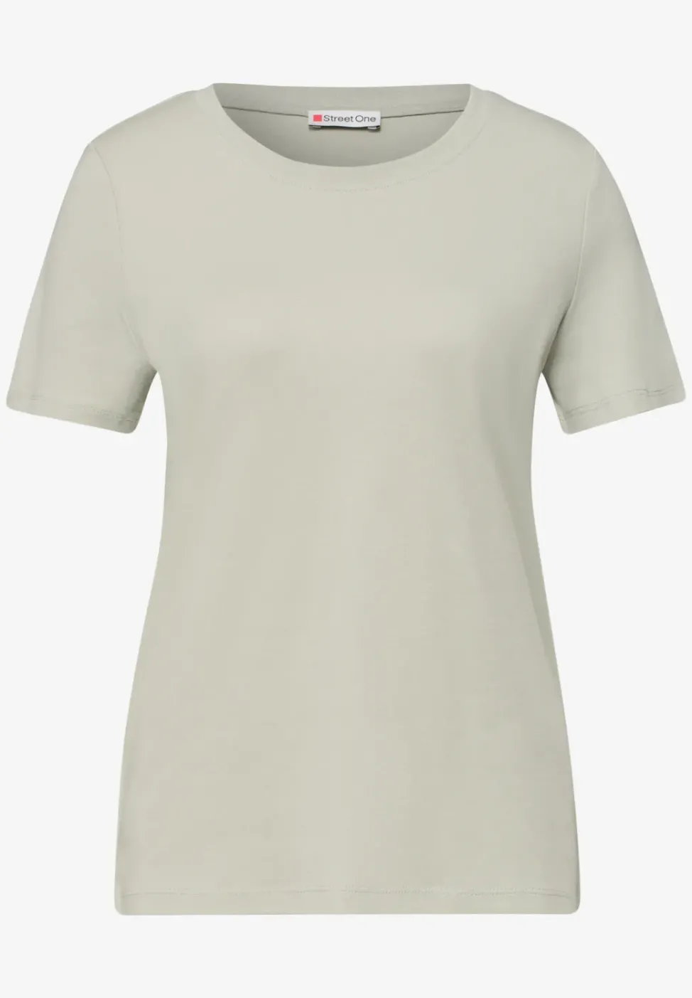 Basic T-Shirt aus reiner Baumwolle