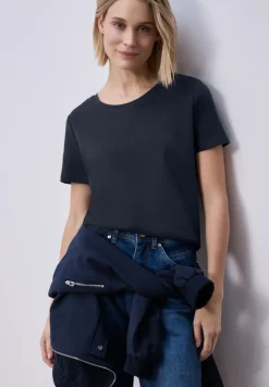 Basic T-Shirt aus reiner Baumwolle