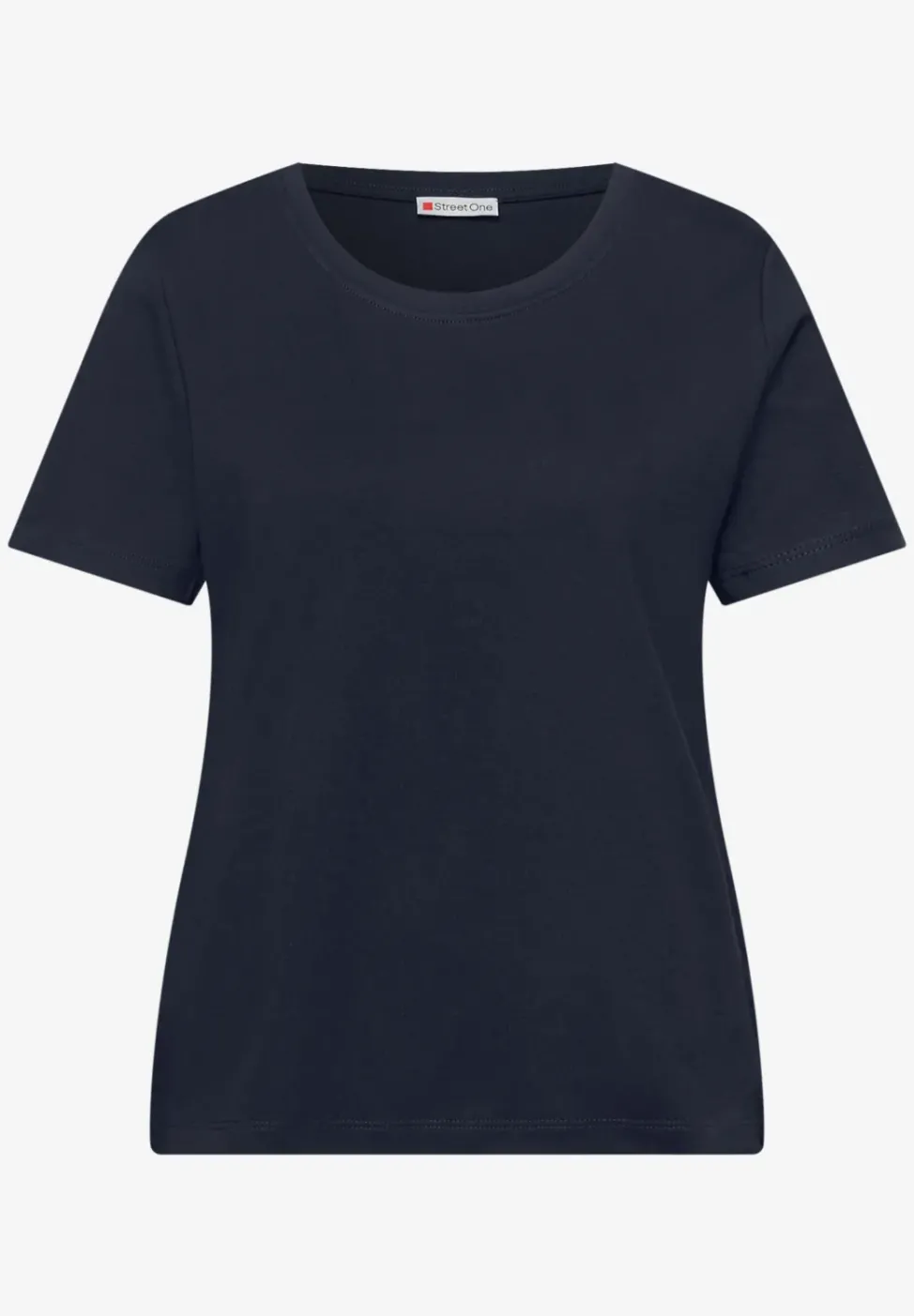 Basic T-Shirt aus reiner Baumwolle
