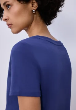 Basic T-Shirt aus reiner Baumwolle