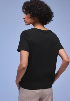 Basic T-Shirt aus reiner Baumwolle
