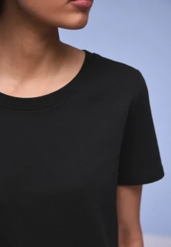 Basic T-Shirt aus reiner Baumwolle