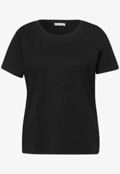 Basic T-Shirt aus reiner Baumwolle