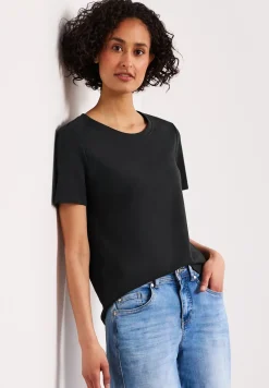Basic T-Shirt aus reiner Baumwolle