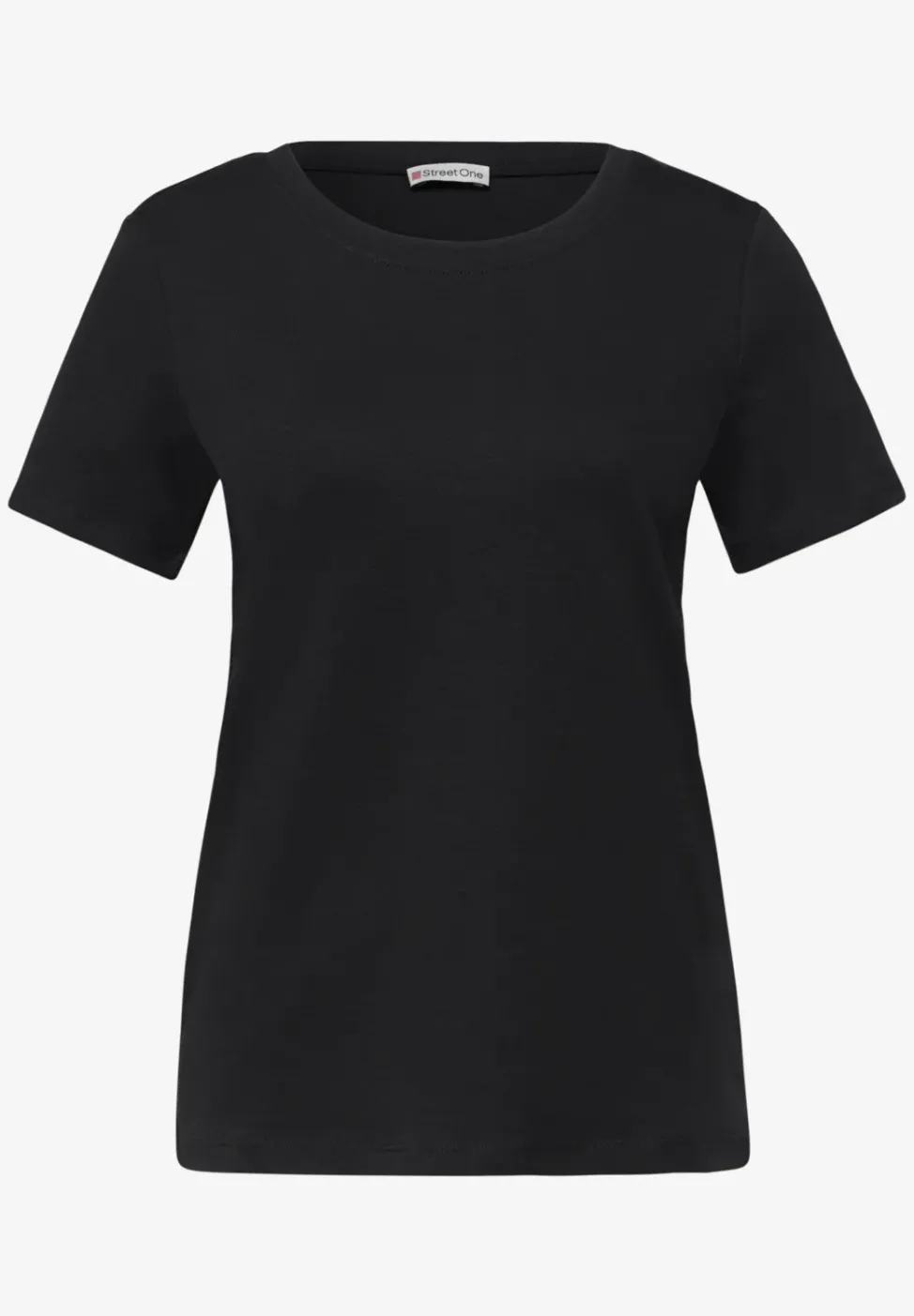 Basic T-Shirt aus reiner Baumwolle