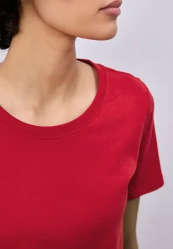 Basic T-Shirt aus reiner Baumwolle
