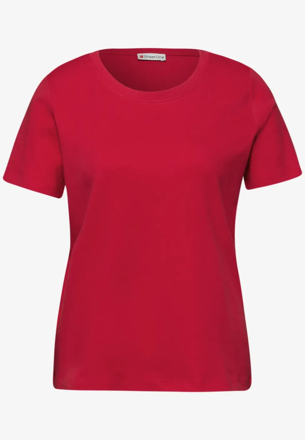 Basic T-Shirt aus reiner Baumwolle