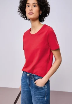 Basic T-Shirt aus reiner Baumwolle