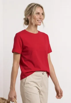 Basic T-Shirt im verkürzten Schnitt