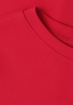 Basic T-Shirt im verkürzten Schnitt