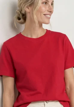 Basic T-Shirt im verkürzten Schnitt