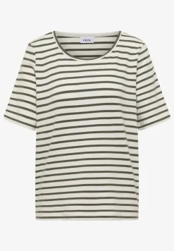 Basic T-Shirt in Rippstruktur