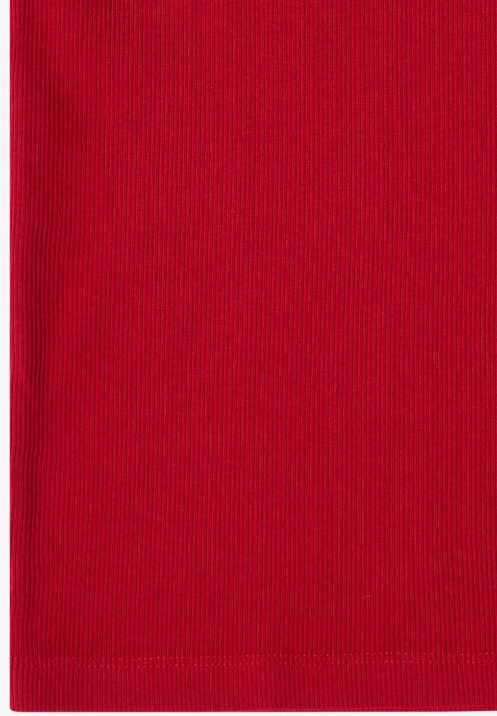 Basic T-Shirt in Rippstruktur