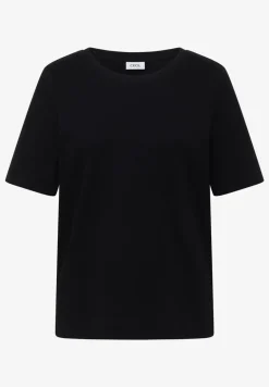 Basic T-Shirt in Rippstruktur