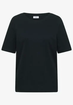 Basic T-Shirt in Rippstruktur