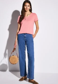 Basic T-Shirt in Unifarbe