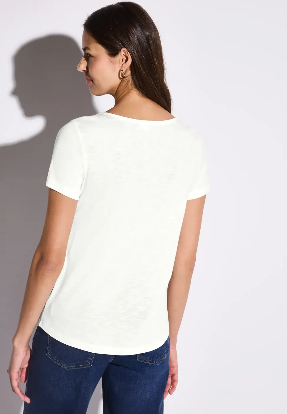 Basic T-Shirt in Unifarbe