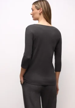 Basic T-Shirt mit 3/4 Arm