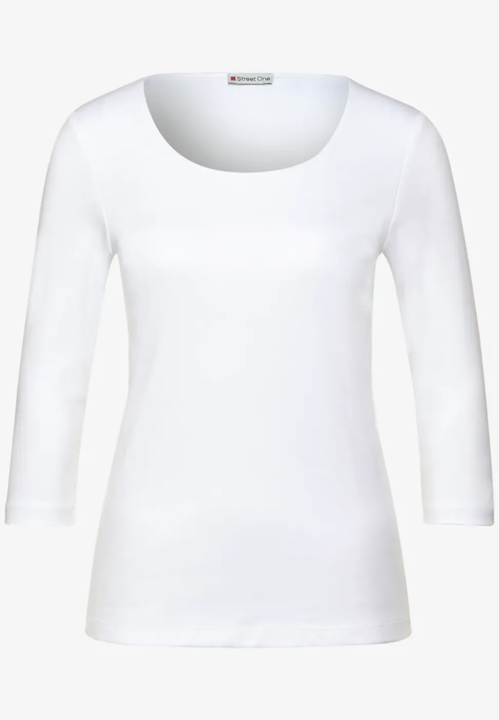 Basic T-Shirt mit 3/4 Arm