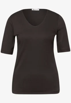 Basic T-Shirt mit blickdichter Front