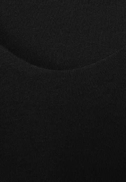 Basic T-Shirt mit blickdichter Front