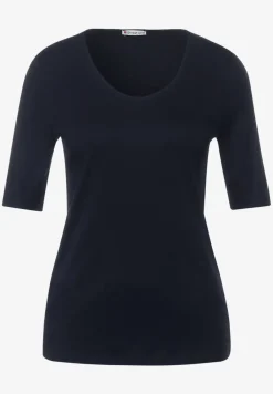 Basic T-Shirt mit blickdichter Front