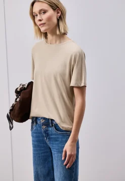 Basic T-Shirt mit Dropped Shoulders