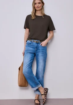 Basic T-Shirt mit Dropped Shoulders
