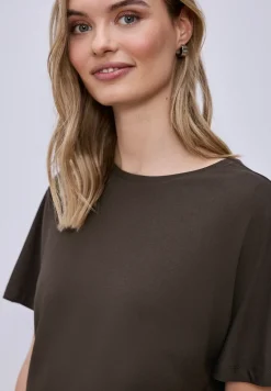 Basic T-Shirt mit Dropped Shoulders