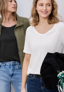 Basic T-Shirt mit Kurzarm im 2er-Pack