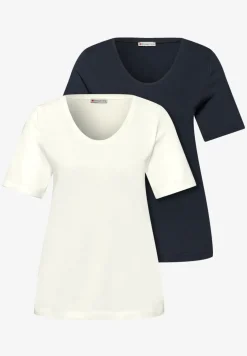 Basic T-Shirt mit Kurzarm im 2er-Pack