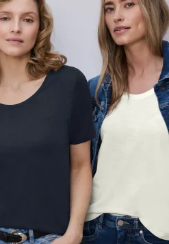 Basic T-Shirt mit Kurzarm im 2er-Pack
