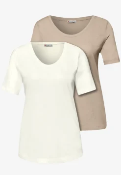 Basic T-Shirt mit Kurzarm im 2er-Pack