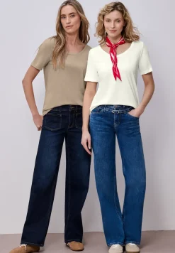 Basic T-Shirt mit Kurzarm im 2er-Pack