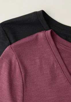 Basic T-Shirt mit Kurzarm im 2er-Pack