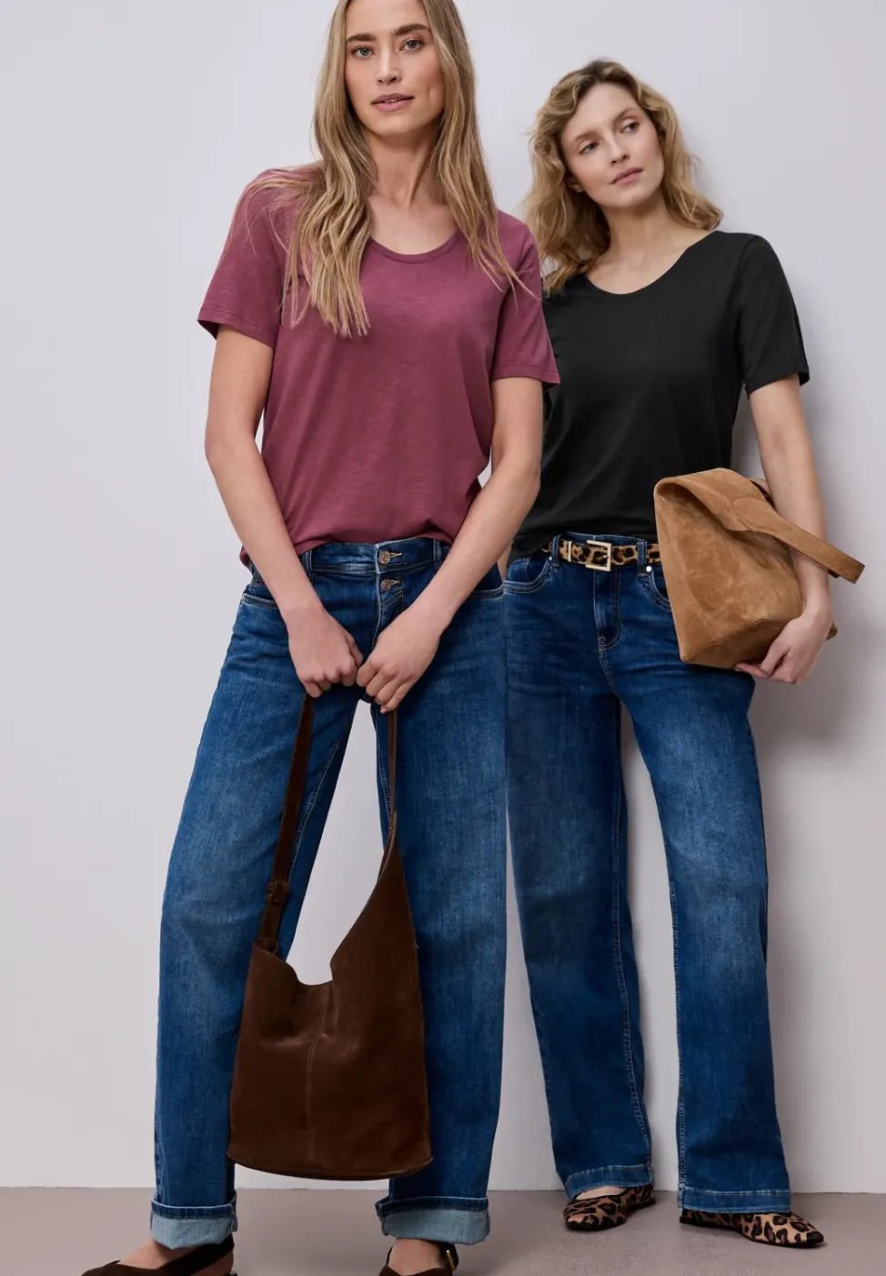 Basic T-Shirt mit Kurzarm im 2er-Pack