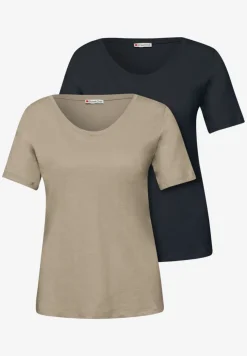 Basic T-Shirt mit Kurzarm im 2er-Pack