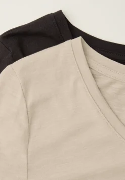 Basic T-Shirt mit Kurzarm im 2er-Pack
