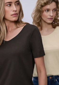 Basic T-Shirt mit Kurzarm im 2er-Pack