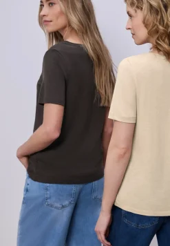 Basic T-Shirt mit Kurzarm im 2er-Pack
