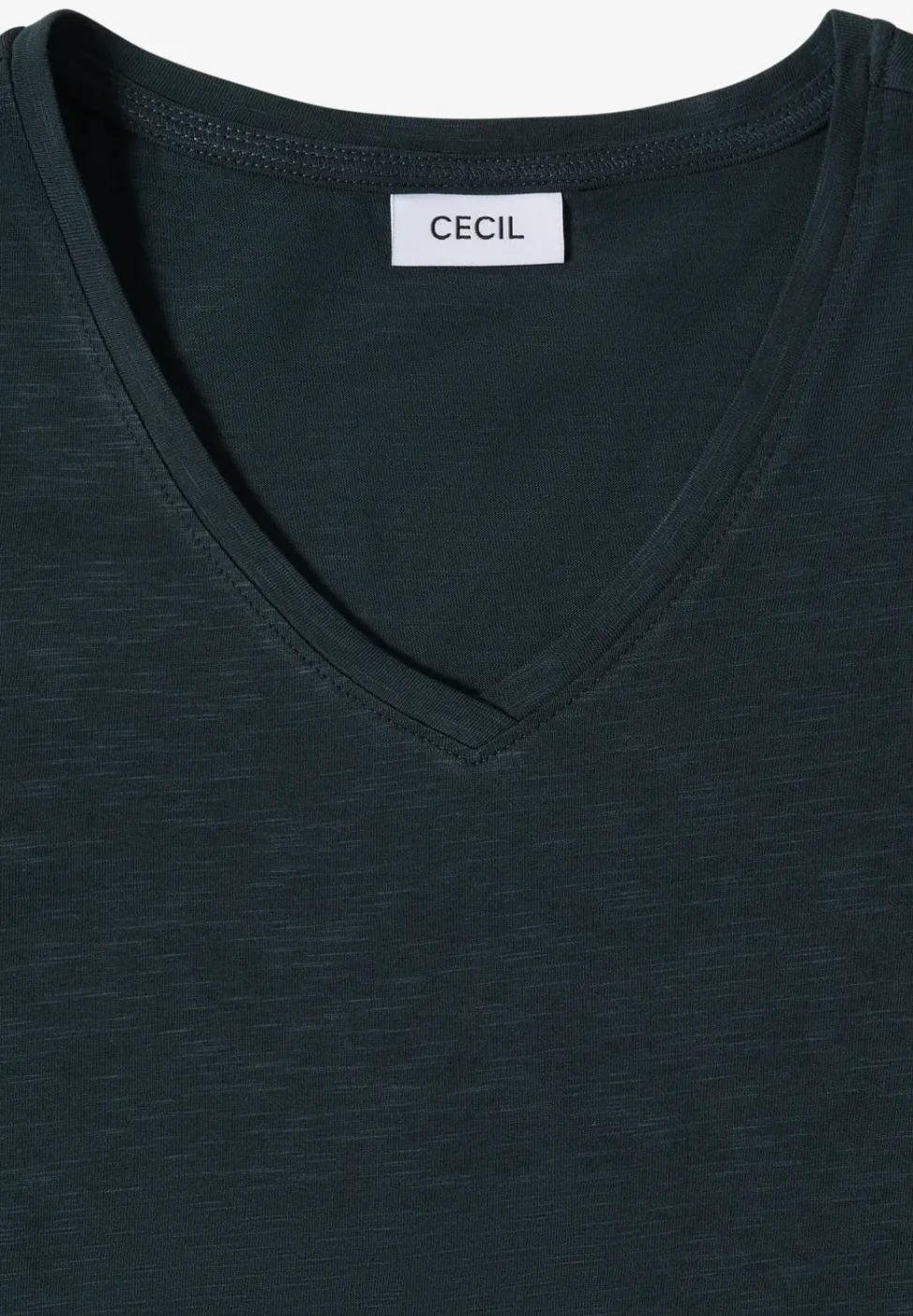 Basic T-Shirt mit Kurzarm und V-Neck