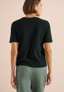 Basic T-Shirt mit Kurzarm und V-Neck