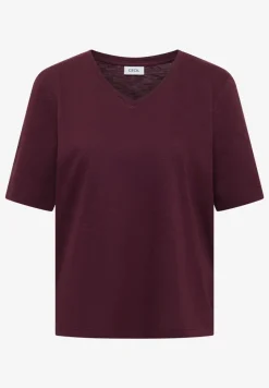 Basic T-Shirt mit Kurzarm und V-Neck