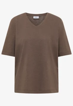 Basic T-Shirt mit Kurzarm und V-Neck
